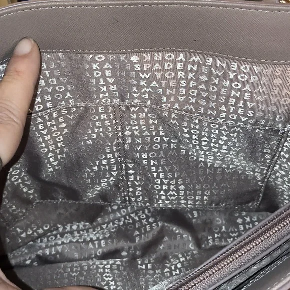 Kate Spade Brand Large Work Tote in Mauve-Like New - Picture 5 of 16